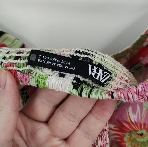 Zara | floral printed crop - Picture 4 of 4